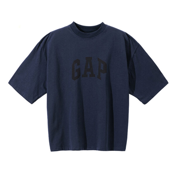 Yeezy Gap Engineered by Balenciaga Dove 3/4 Sleeve T-Shirt – Dark Blue