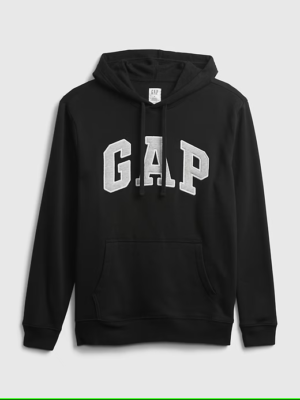 Gap Arch Logo Hoodie-Black